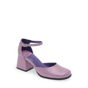 Jeffrey Campbell Purple Block Heel Shoes